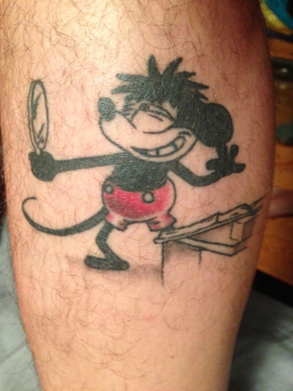 mickey mouse tattoo