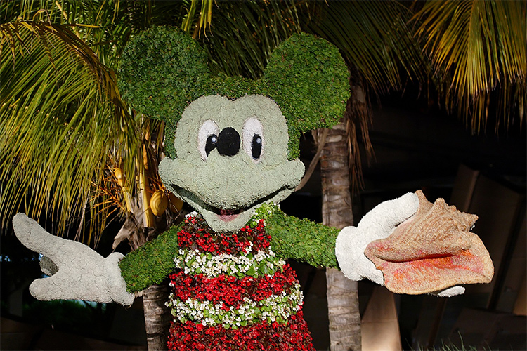 Mickey topiary