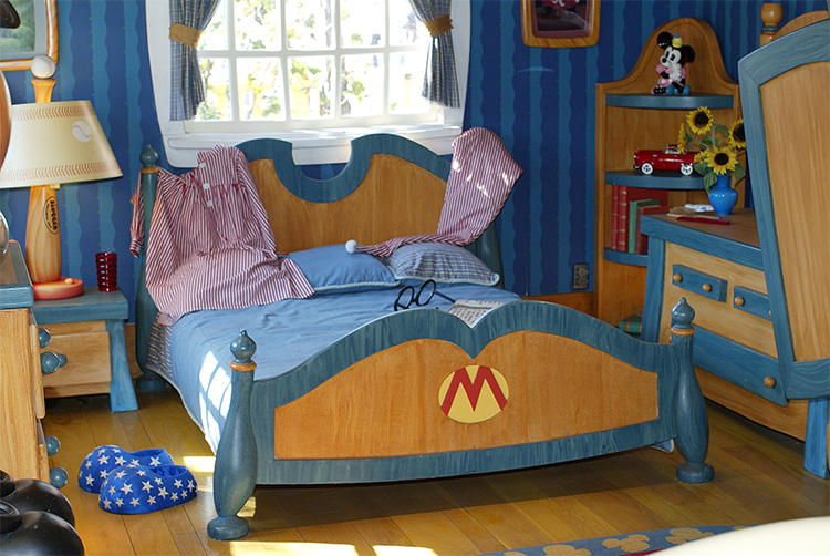 Mickey's bed