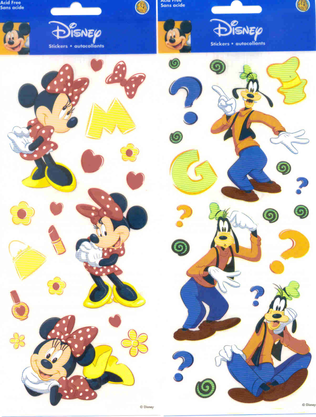 Minnie and Goofy