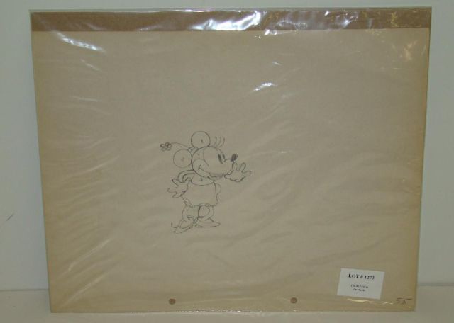 Minnie Mouse - Original Production Drawing