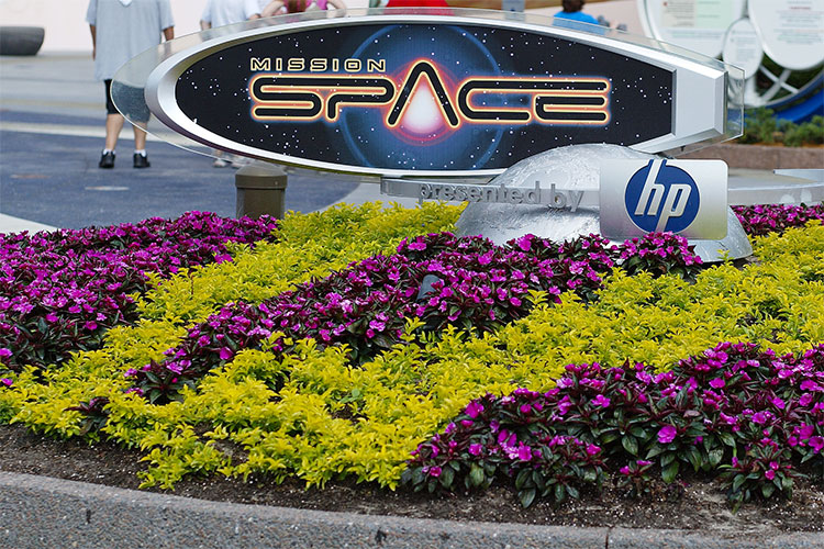 Mission Space - sign