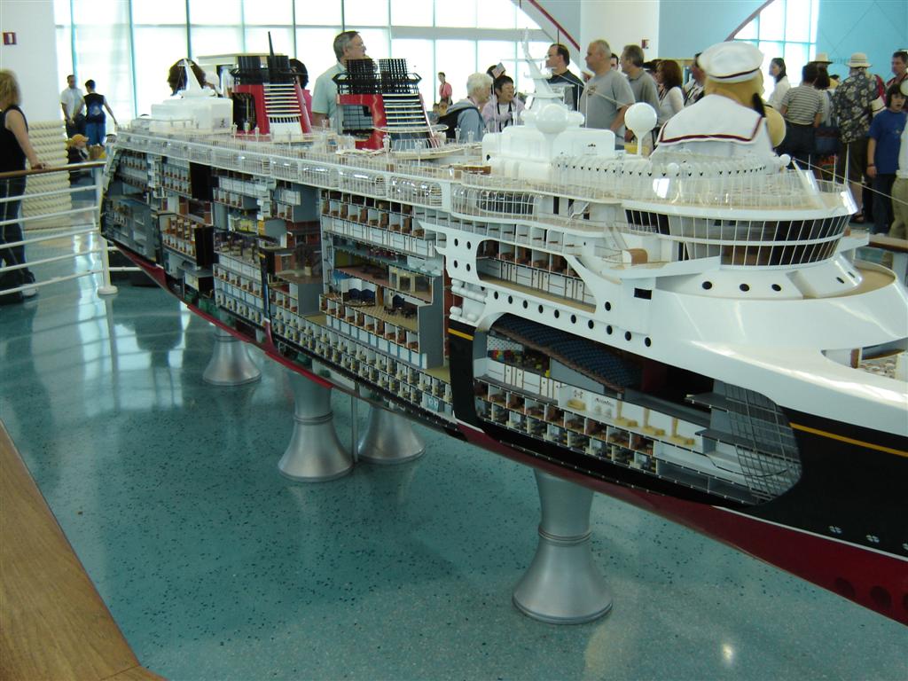 Model of the ship - I had never seen pictures of the back.