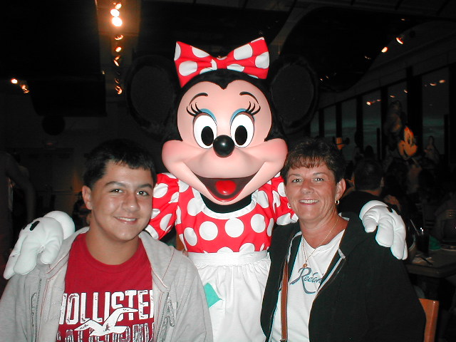 Mom/Jake w/Minnie