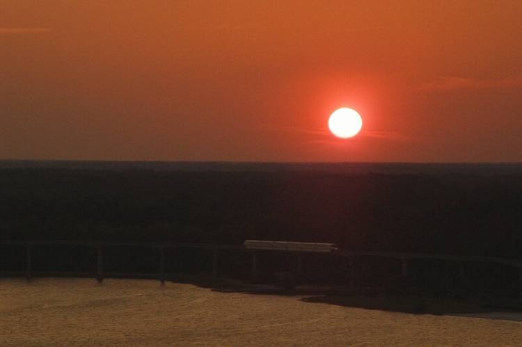 Monorail and Sun