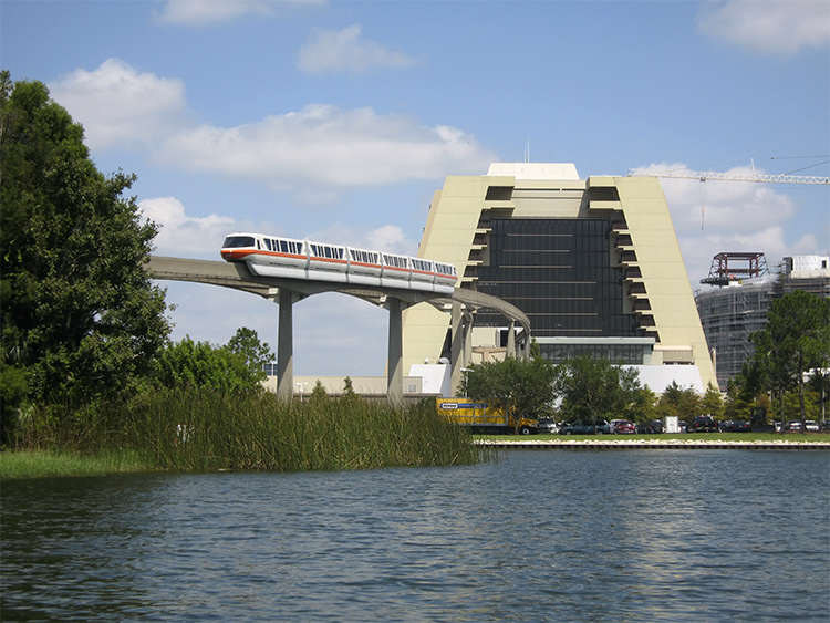 Monorail at Contemporary resort