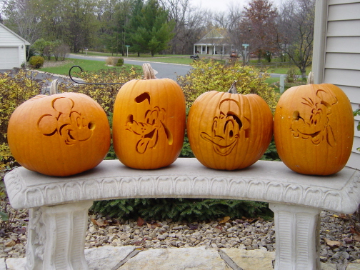 Mt. Rustmore - pumpkins!