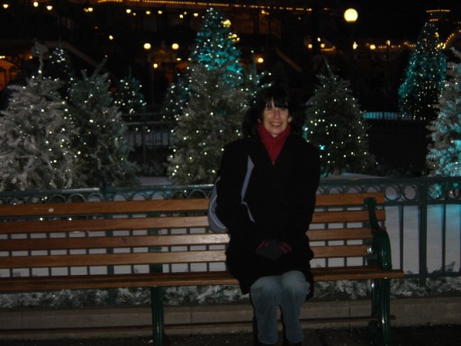mum loving those trees!