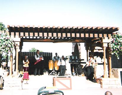 musicians at morocco at world showcase