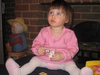 My little one Xmas 04 age 1yr 3mths