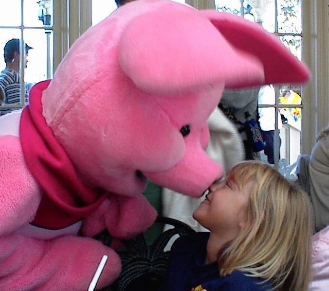 Nicole and Piglet
