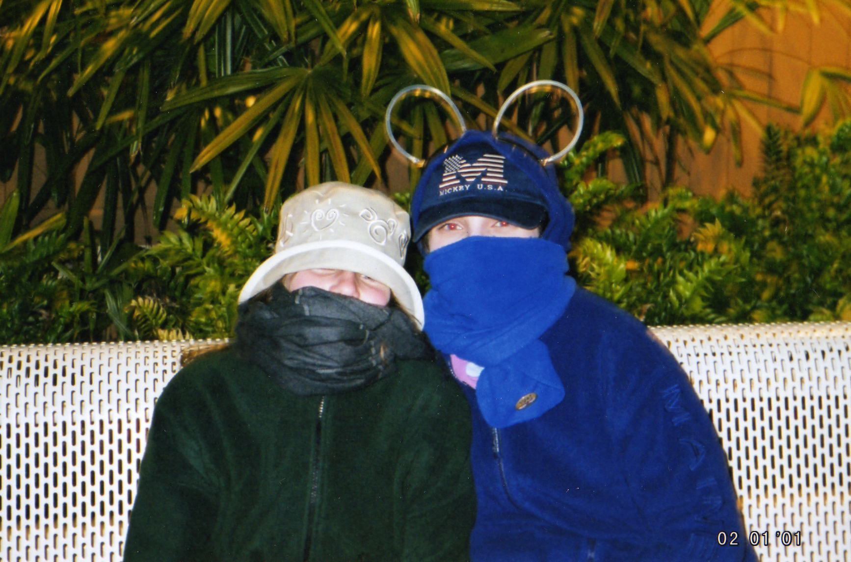 NYE in Epcot 2000/01