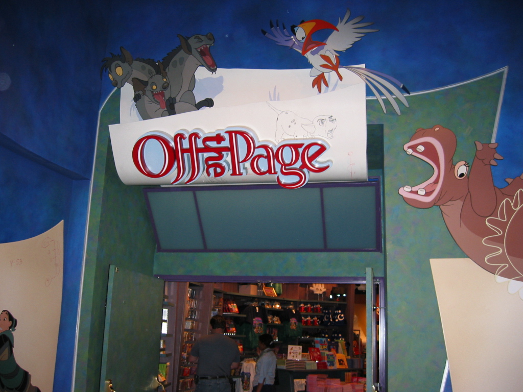 Off the Page Store in California Adventure