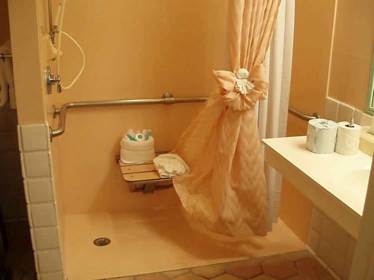 OKW master bath roll in shower
