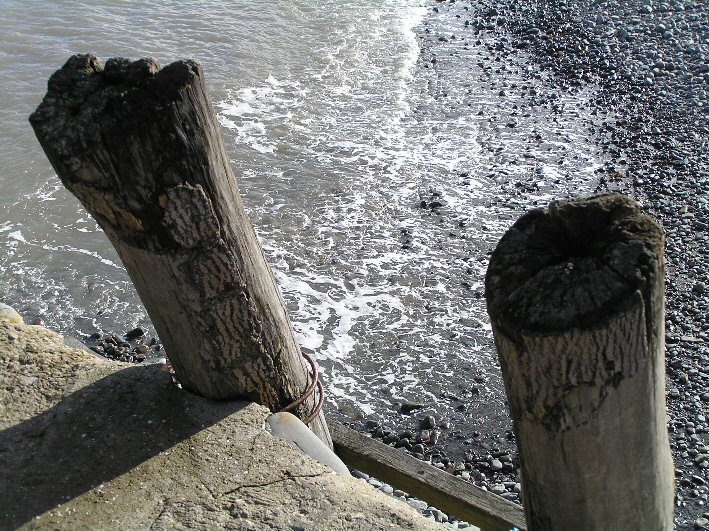 Old Harbour Wall, Clovelly, Devon, UK