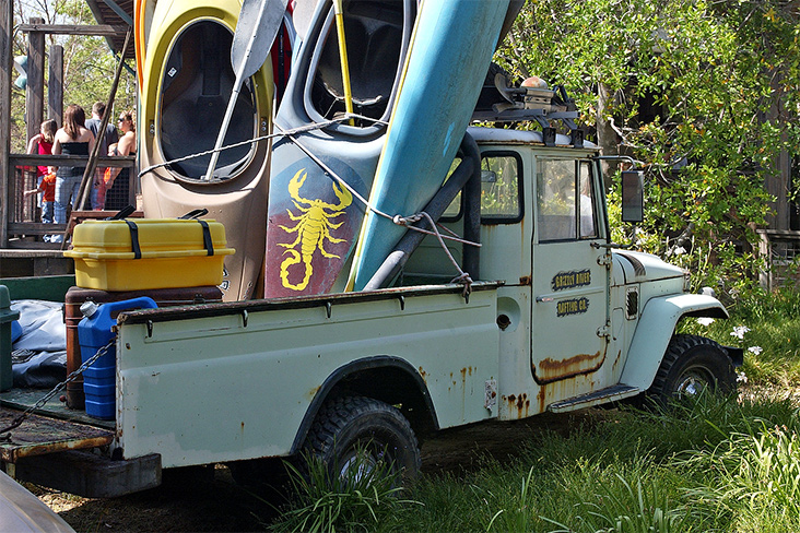 Old Truck w/ kayaks