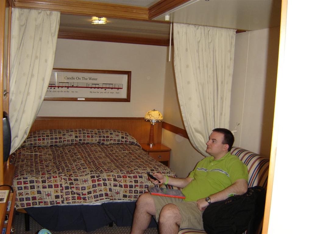 Our Cabin (7043) and Steve modeling remote