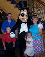 Our family with Goofy