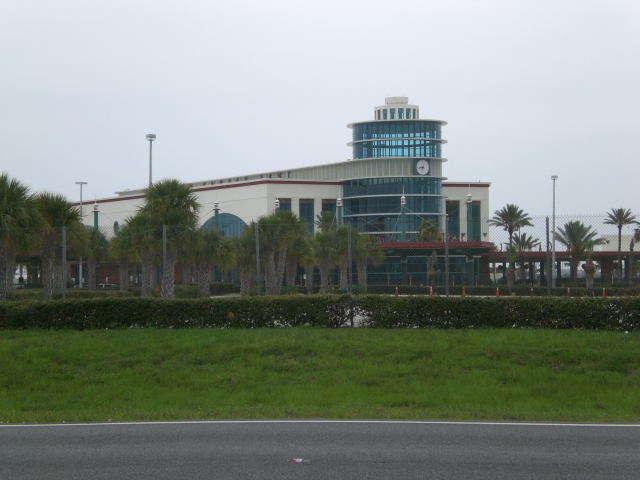 Our first glimps of the cruise terminal.
