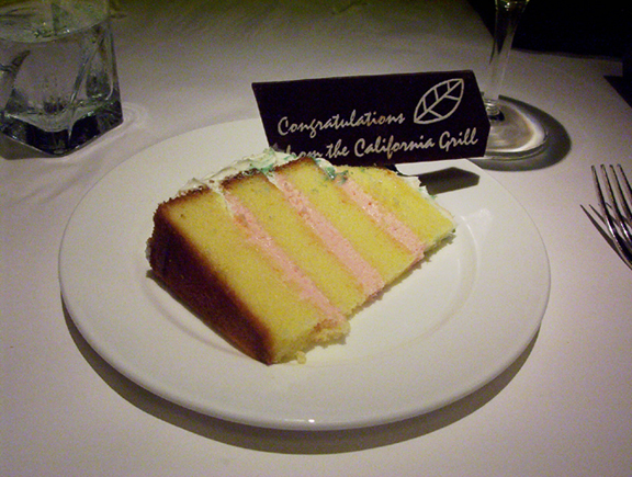 Our wedding cake