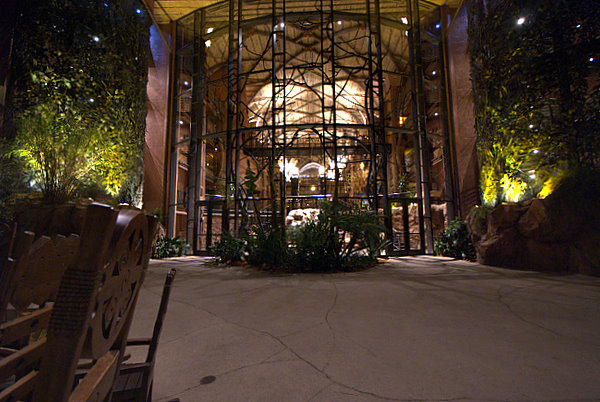 Outside