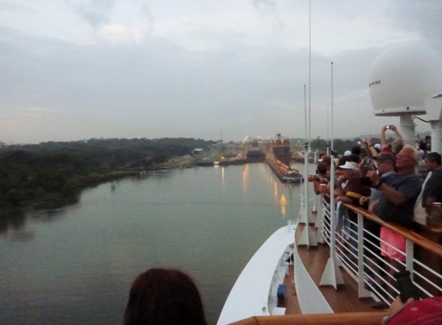Panama Canal - Approach Gantun Locks