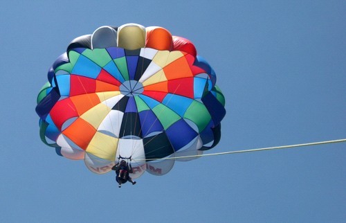 parasailing