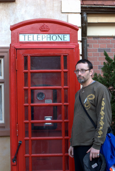 Phone booth at Rose and Crown