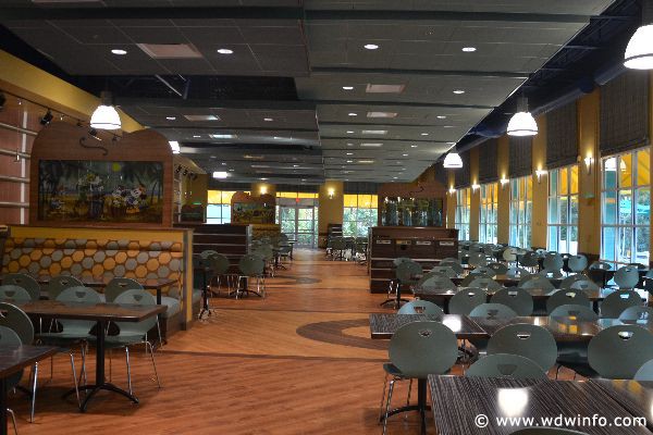 pictures of the new Intermission Food Court