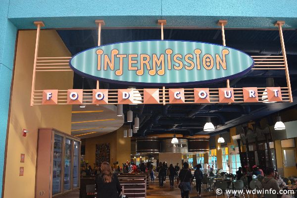 pictures of the new Intermission Food Court