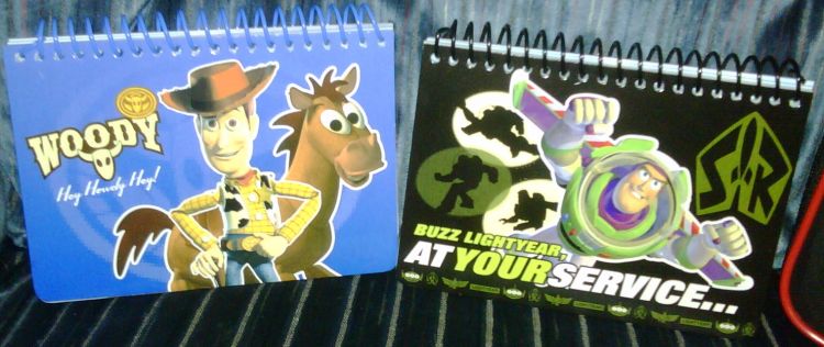 pin bag &amp; autograph books