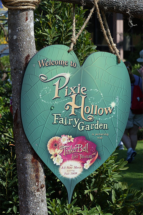 Pixie Hollow F&G sign