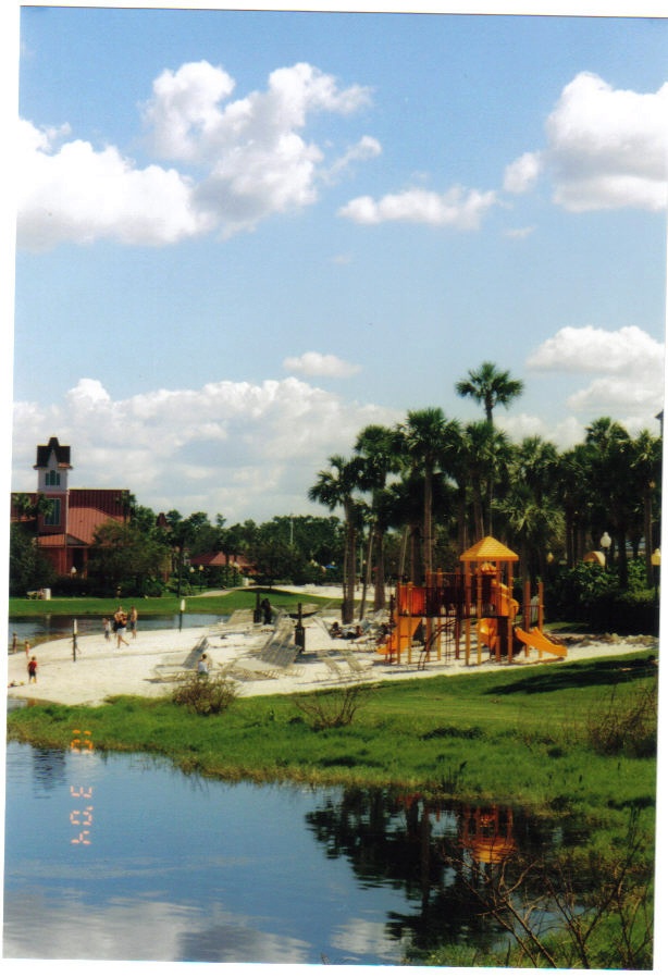 Playground and Beach area