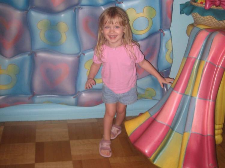 Playing in Minnie's House