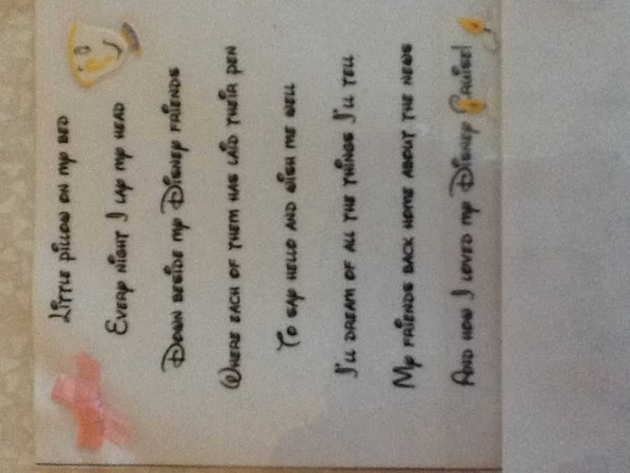 Poem for pillowcase
