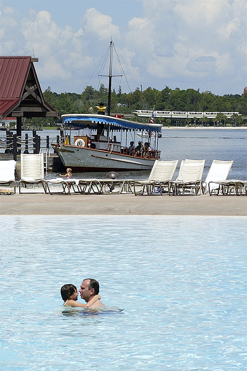 Poly pool, ferry and monorail