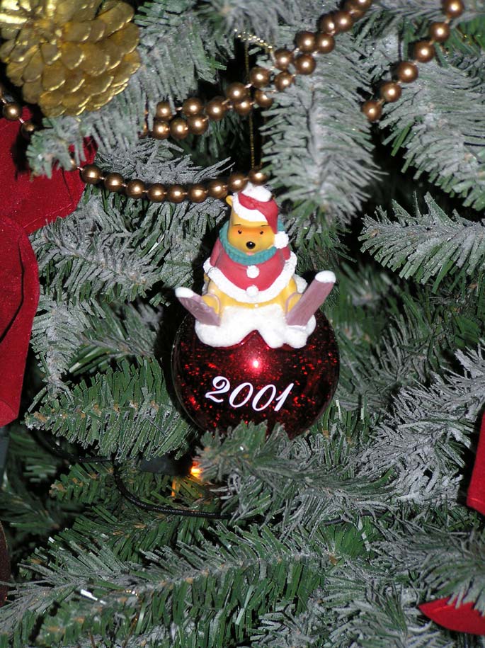 Pooh Ornament from WDW 2001