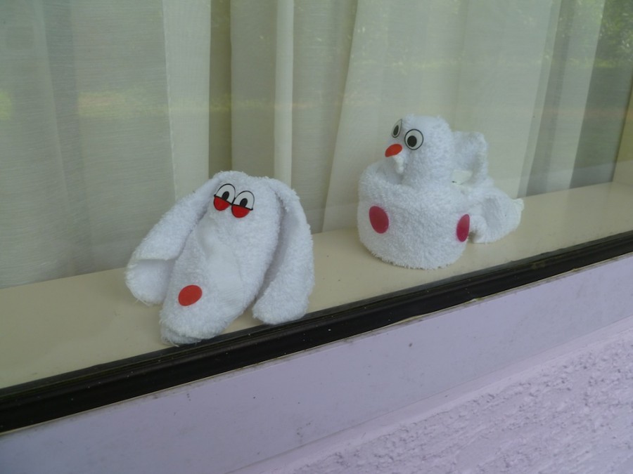 Pop Century towel animals