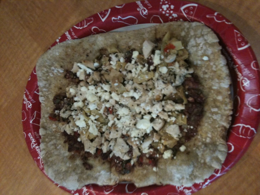 Pop Chicken Flat Bread