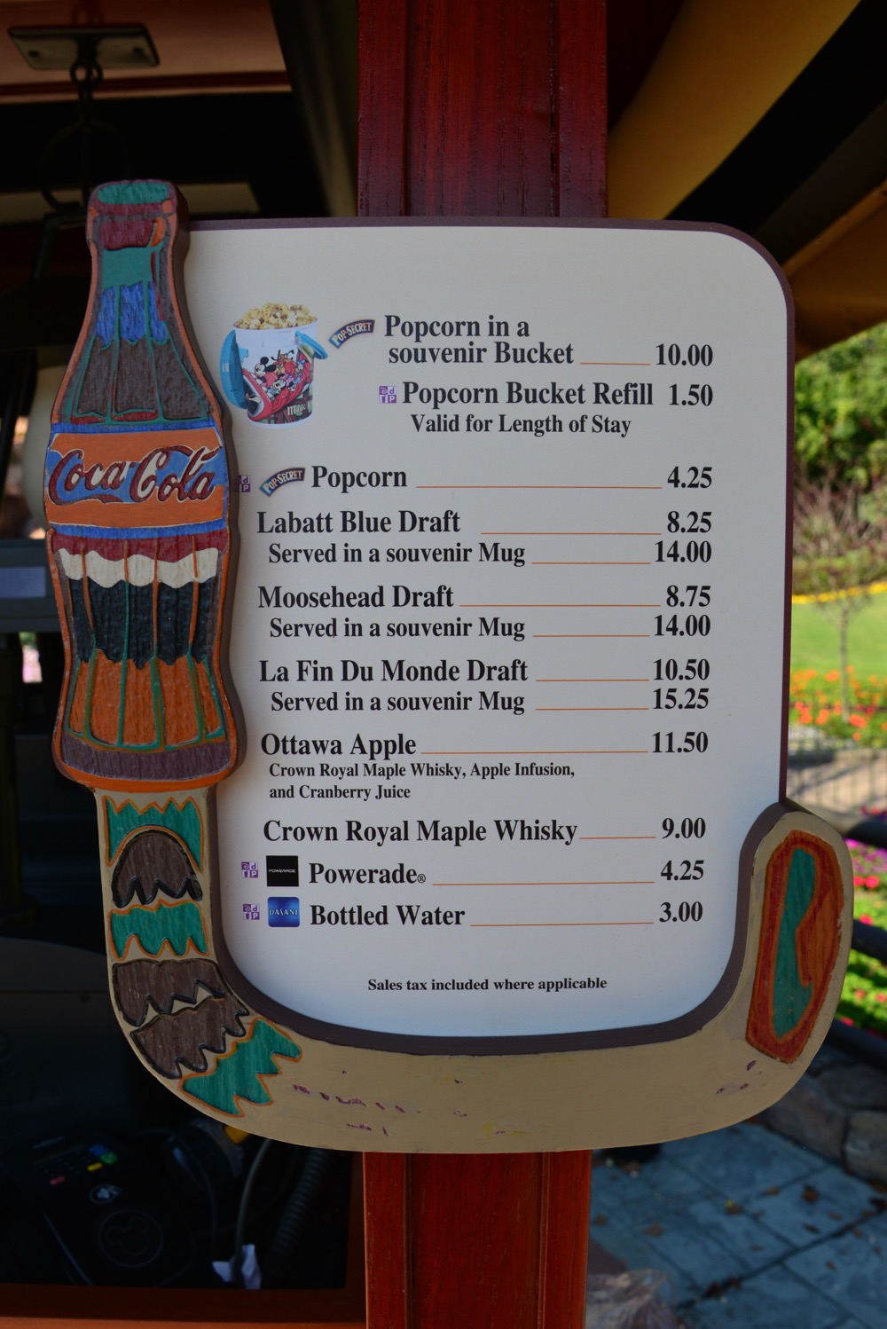 Popcorn-Cart-Menu