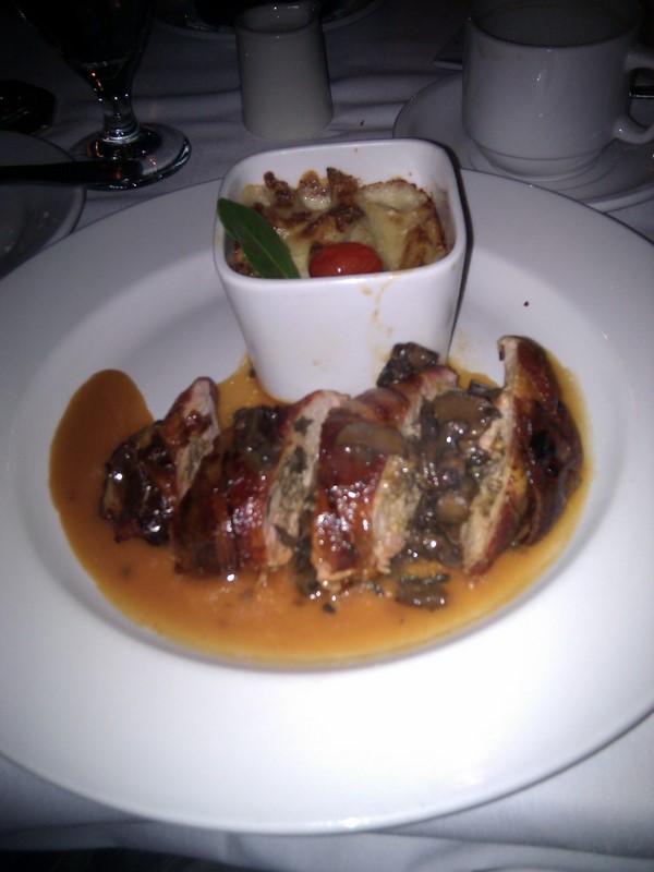 Pork tenderloin at Bistro de Paris