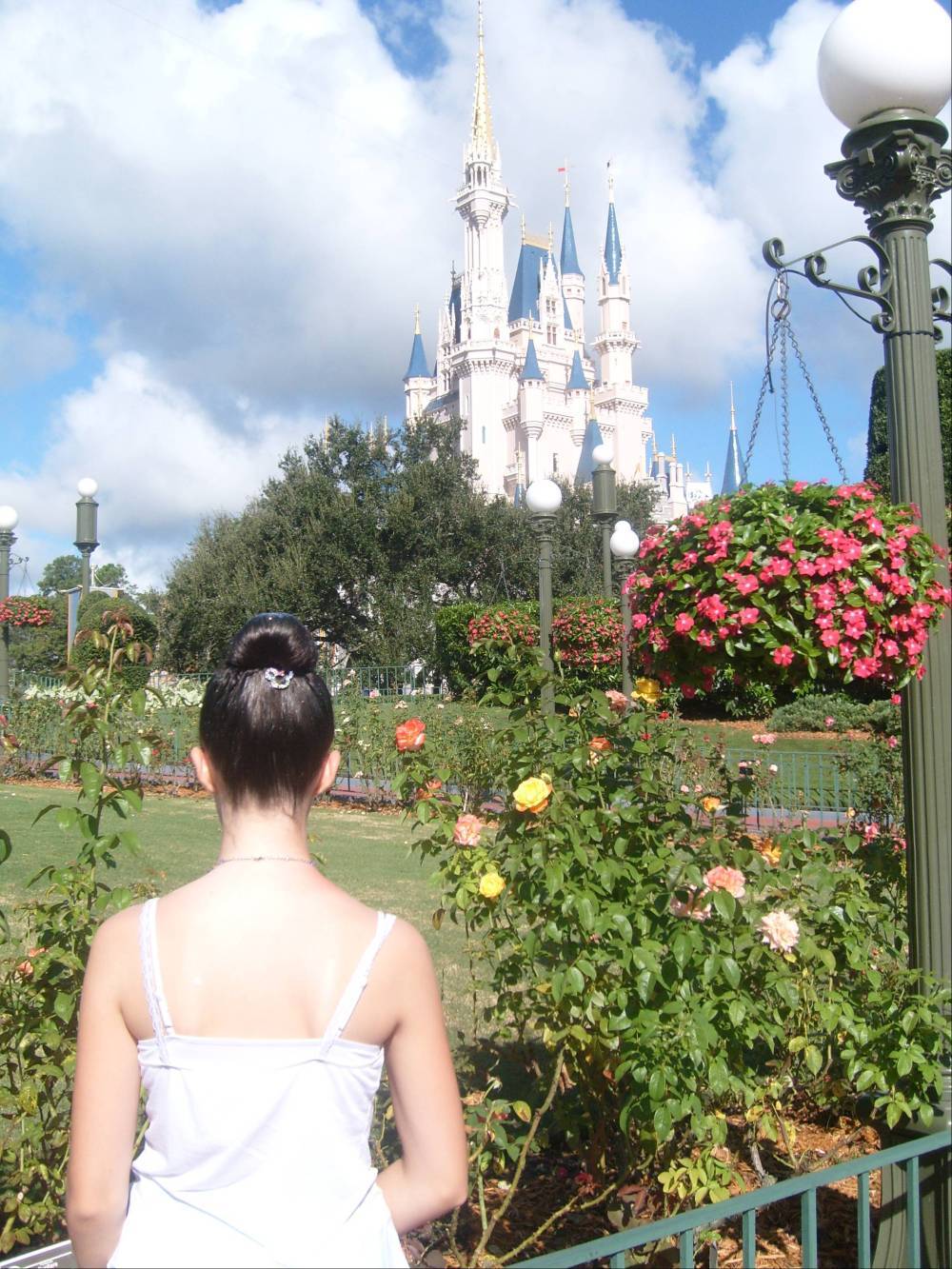 Princess in the rose garden