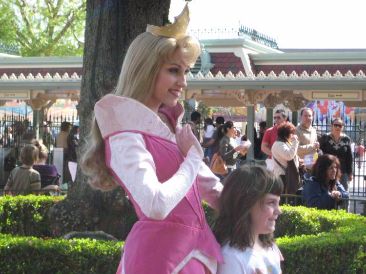 Princesses Greet Guests at Disneyland
