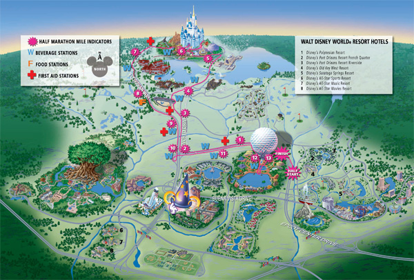 PRINCESSHALFMARATHONMAP2011