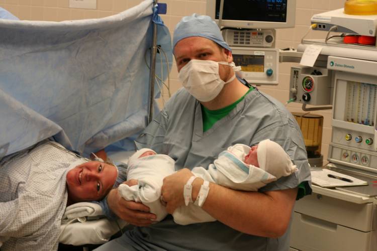 Proud parents