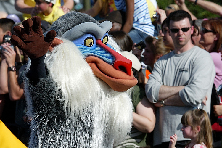 Rafiki in the parade