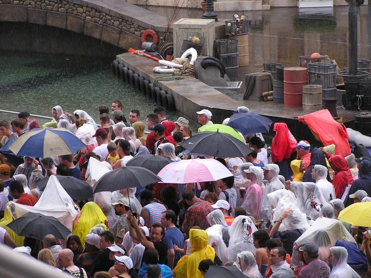 Rain doesn't stop the fun!
