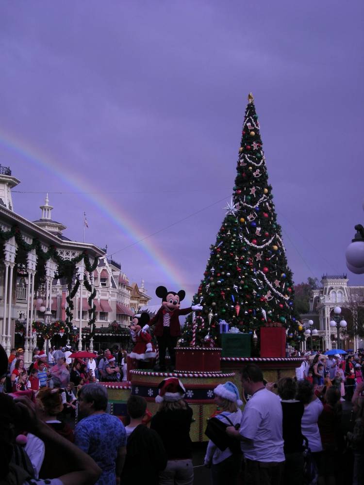 Rainbow over Disney