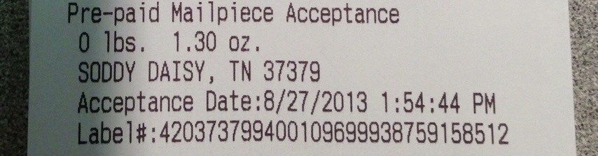 receipt