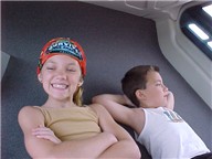 Relaxing on the Monorail